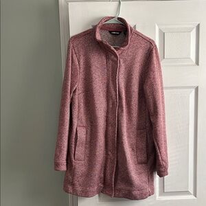 Lands' End Women's Pink Teddy Jacket